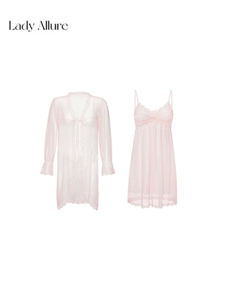 strap pajamas set