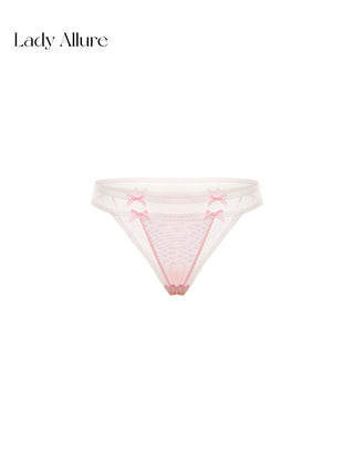 mesh bow panties
