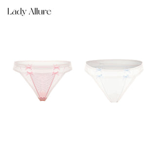 mesh bow panties
