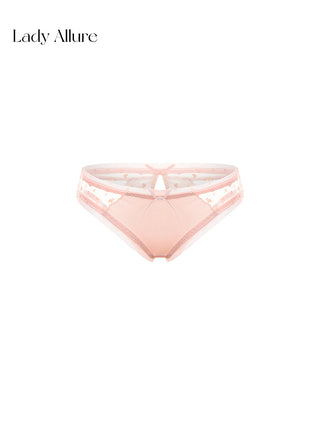 heart satin panties