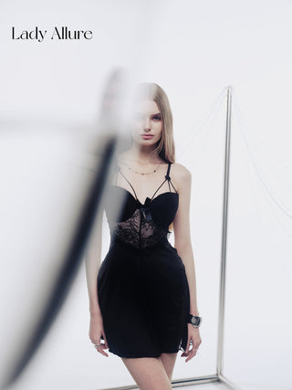 bow mesh pajamas