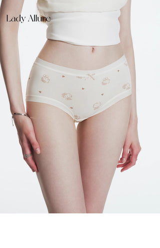 cat print panties