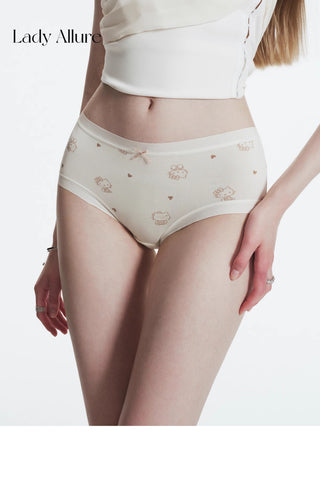 cat print panties