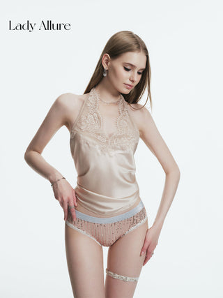 sequined cotton panties