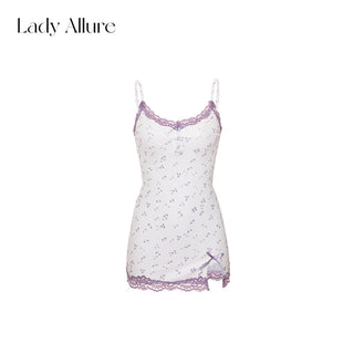 purple floral nightdress