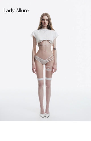 minimalist cutout panties