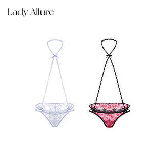 halter panties set