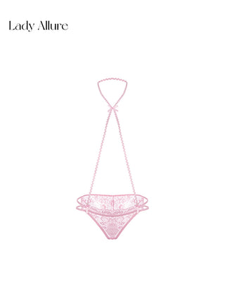 halter panties set