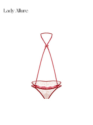 halter panties set