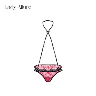 halter panties set