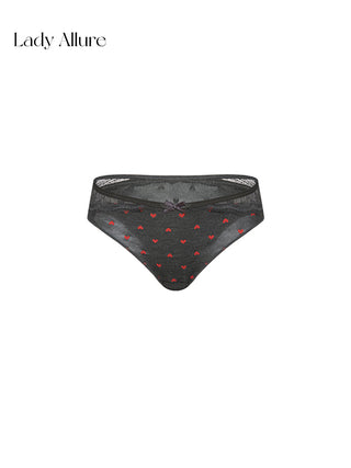 heart print panties