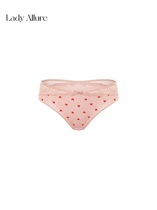 heart print panties