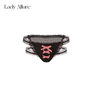 red mesh panties
