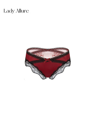 red bow panties
