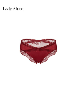 red bow panties