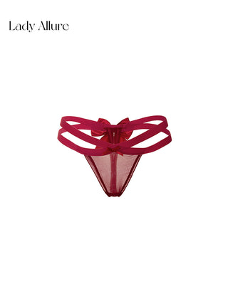 valentine bow panties