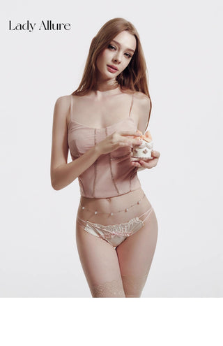 milk silk panties