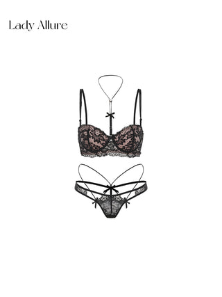 halter bra set