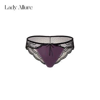 purple satin panties