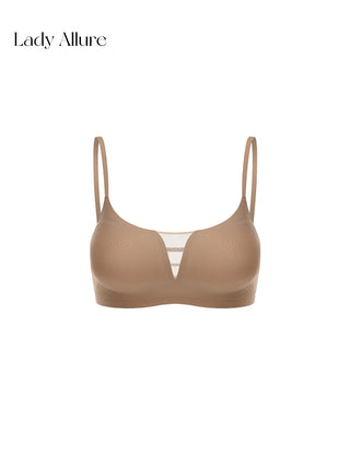 tulle deep bra