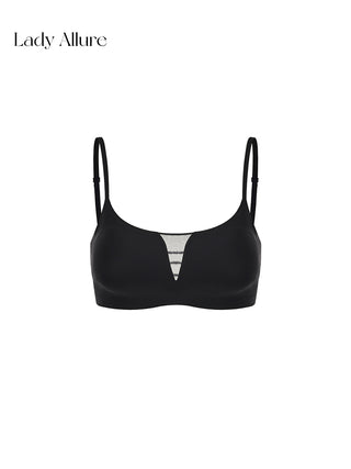 tulle deep bra