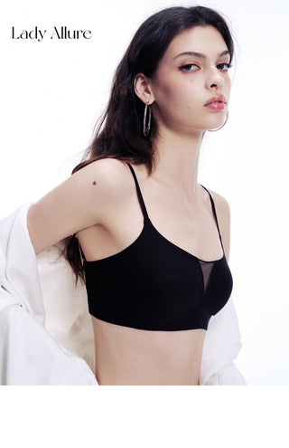 tulle deep bra