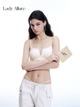 tulle deep bra