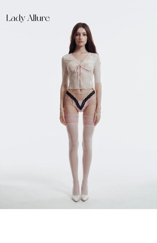 contrast rose panties