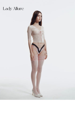 contrast rose panties