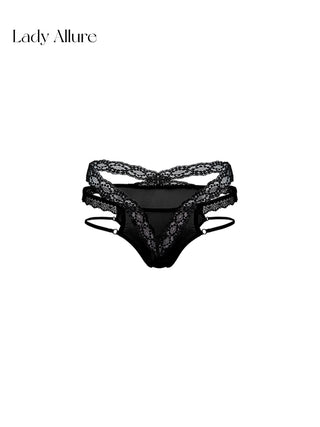 contrast rose panties