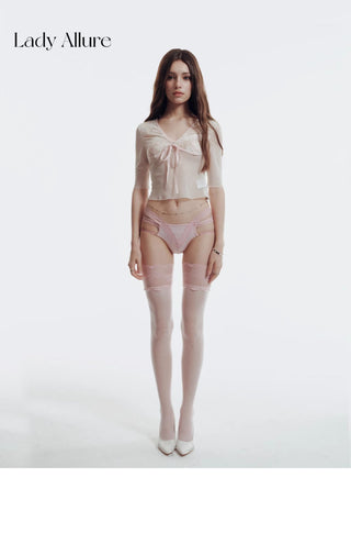 contrast rose panties