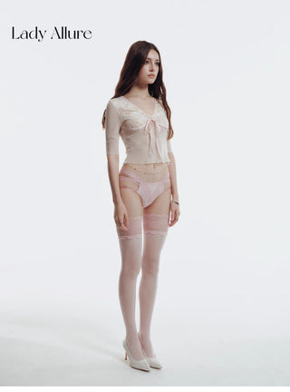 contrast rose panties