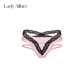 contrast rose panties