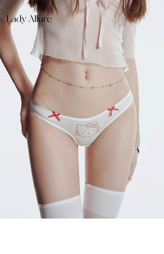 kitty cotton panties