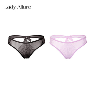 cutout bow panties