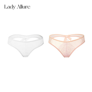 cutout bow panties