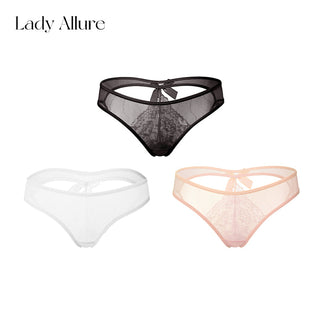 cutout bow panties
