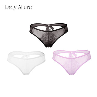 cutout bow panties