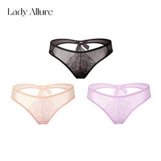 cutout bow panties