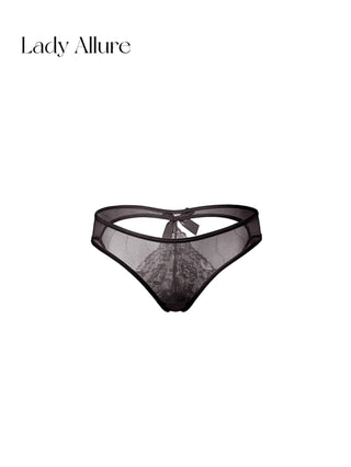 cutout bow panties