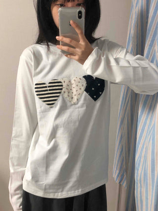 Vintage Autumn Cotton Patch Long Sleeve T-shirt