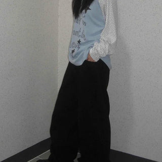 Minimal Plain Wide Long Pants