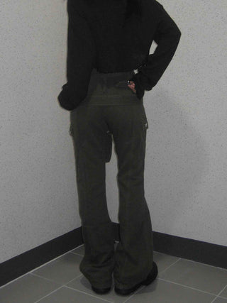 Minimal street style plain cotton long pants