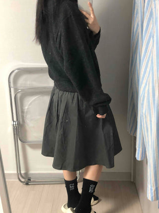 Comfort Knit Plain Shirt Collar Cardigan
