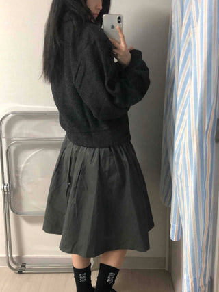 Comfort Knit Plain Shirt Collar Cardigan