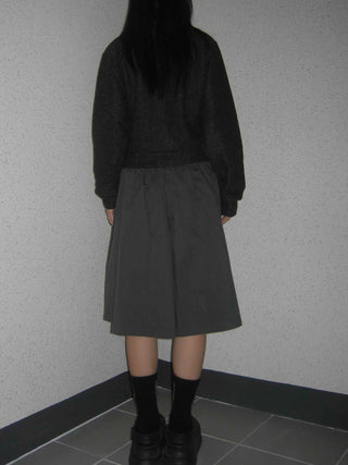 Comfort Knit Plain Shirt Collar Cardigan