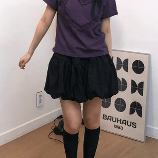Tabomi Balloon Pumpkin Mini Skirt
