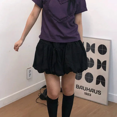 Tabomi Balloon Pumpkin Mini Skirt