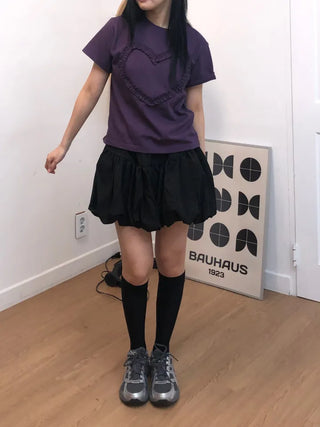 Tabomi Balloon Pumpkin Mini Skirt