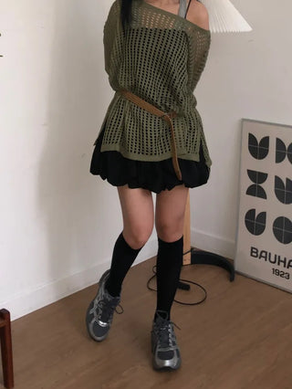 Tabomi Balloon Pumpkin Mini Skirt